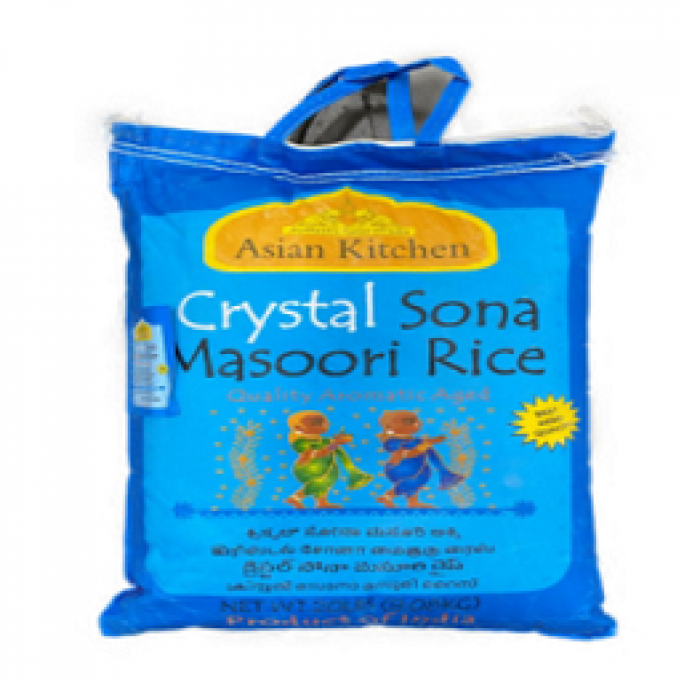 Asian Kitchen - Crystal Sona Masoori Rice 20 Lb